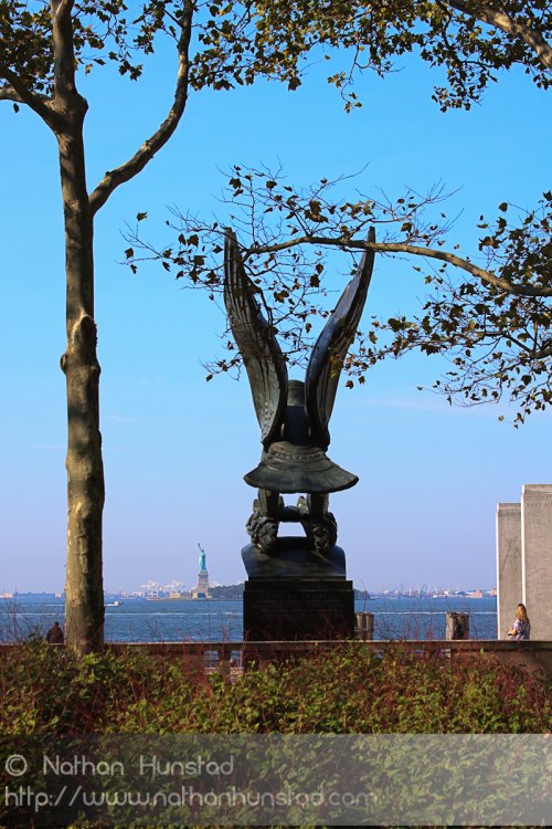 The Eagle Sculpture in Battery Park